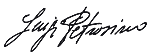 Firma di Luigi Petrosino