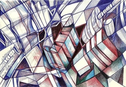 PARALLELEPIPEDI E CILINDRI IN FORME ASTRATTE