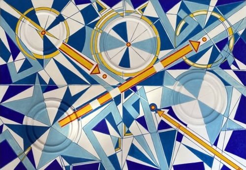 QUATTRO CERCHI VERI IN UNO IMMAGINARIO