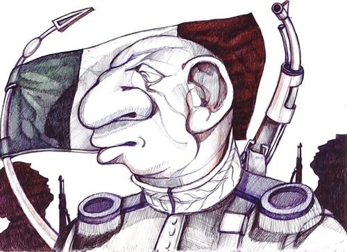 DISEGNO A PENNE COLORATE SU FOGLIO